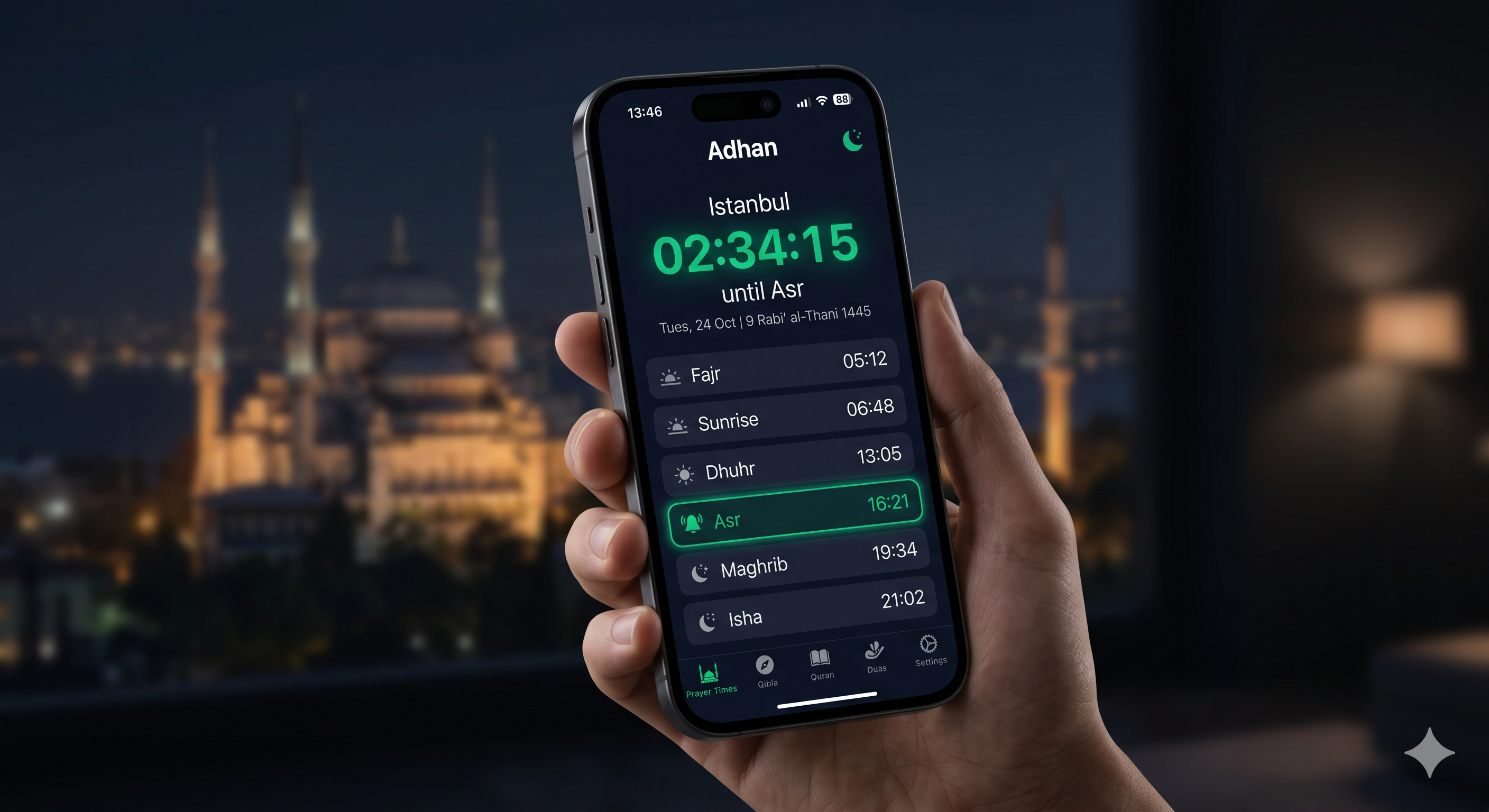 Adhan - Prayer Times App