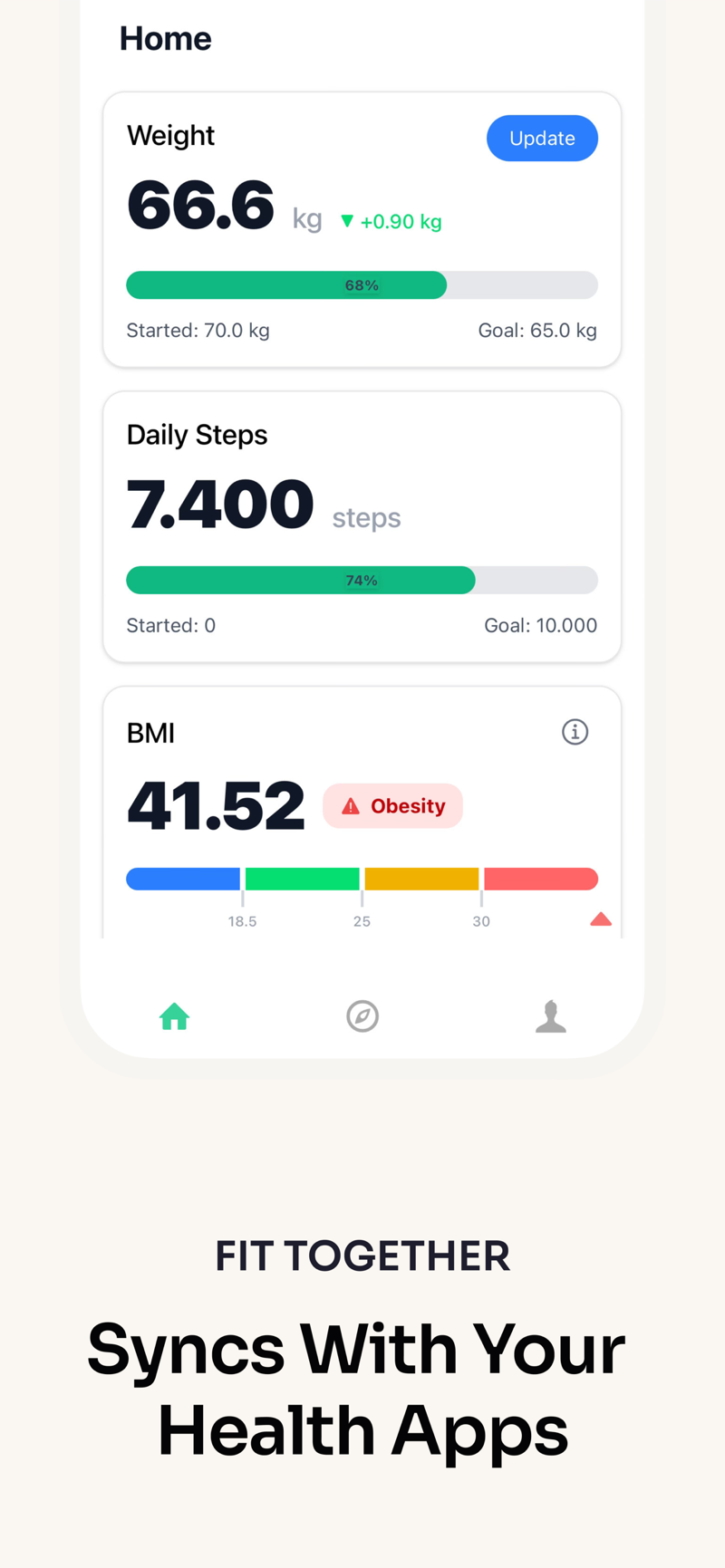 Fit Together Apple Health and Google Health connection