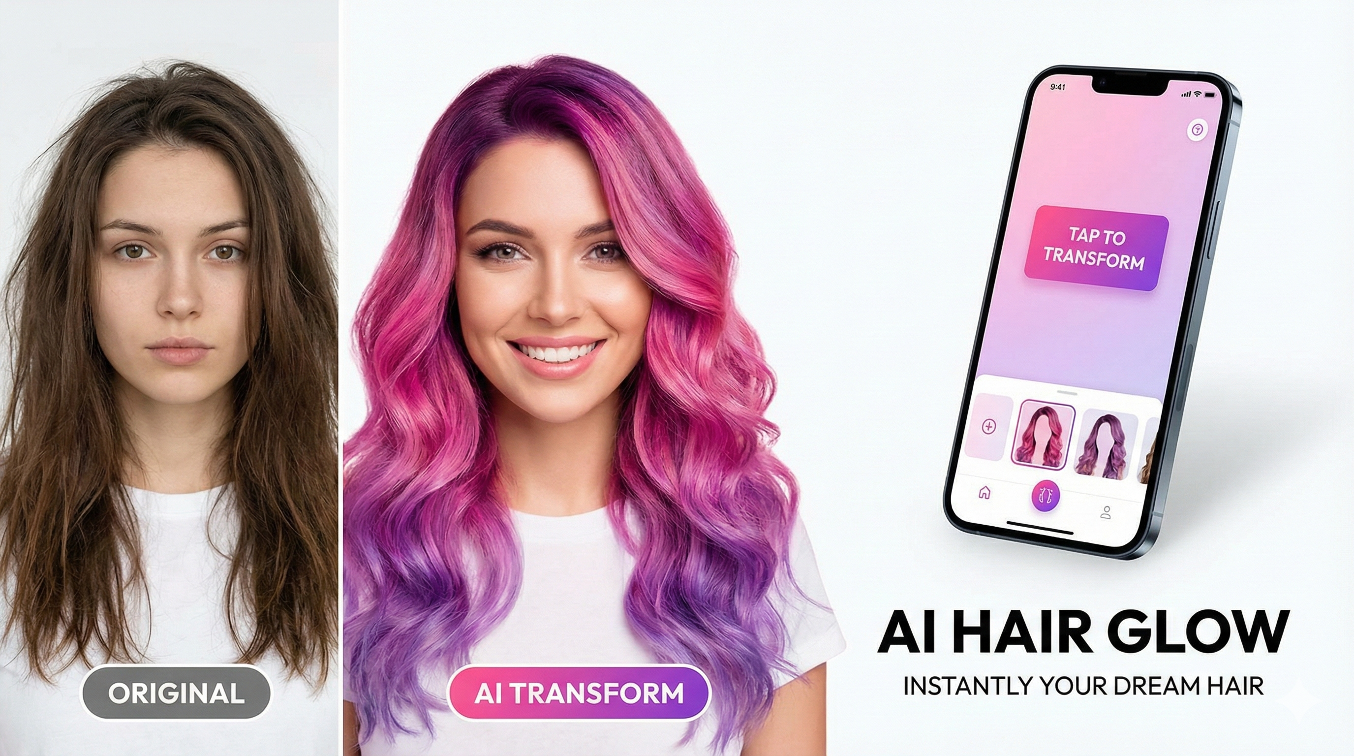 Hair Transformer - AI-powered hair style transformation